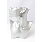 Chanel CC Motif Coco Mark Swing Pearl Silver White — view 4