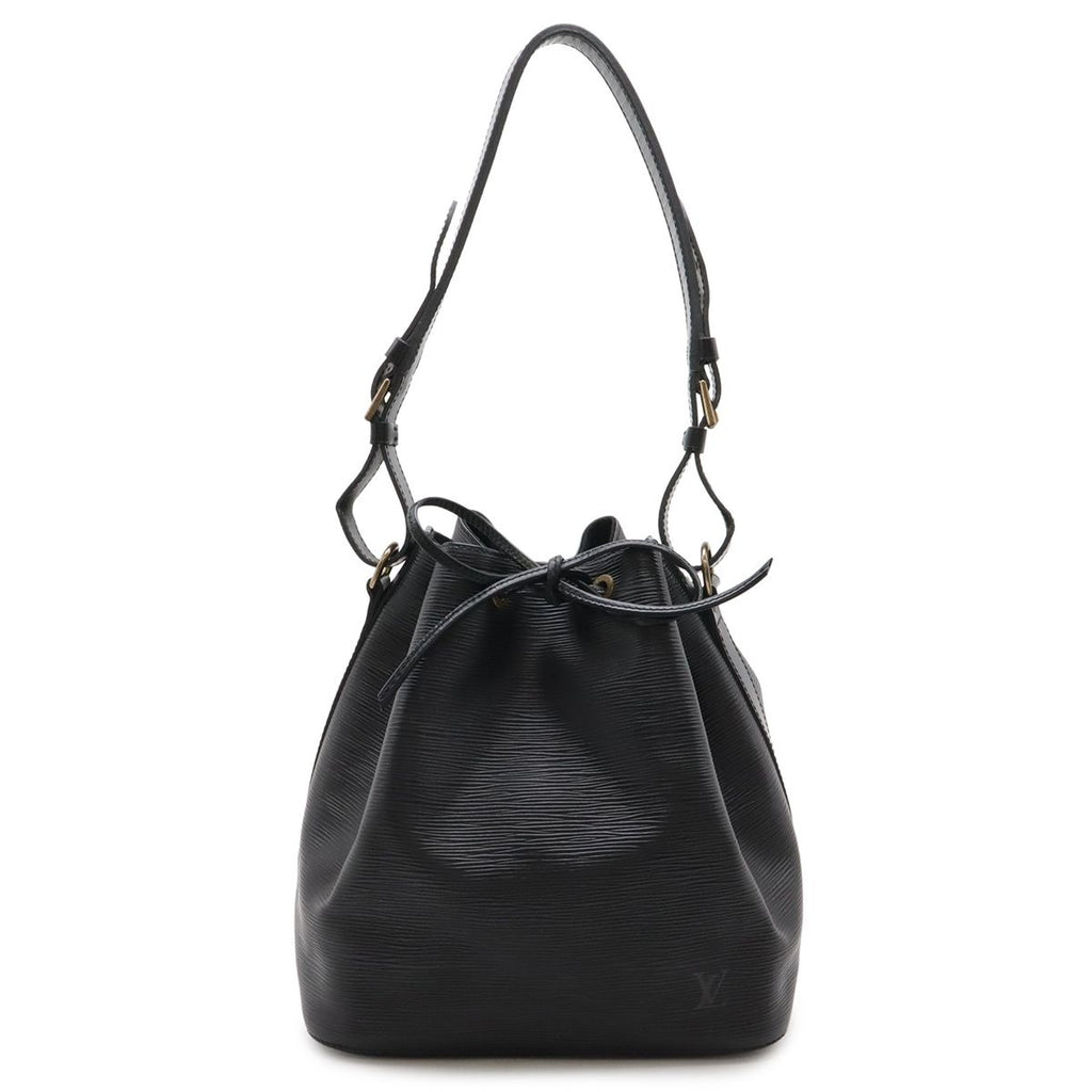 Louis Vuitton Epi Petit Noe Shoulder Bag Drawstring Noir Black