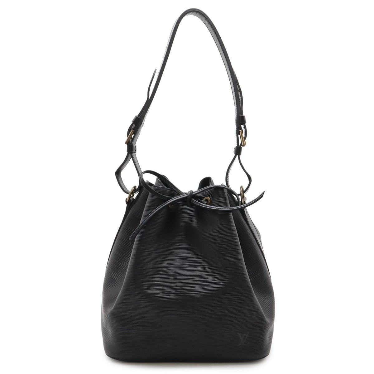 Louis Vuitton Epi Petit Noe Shoulder Bag Drawstring Noir Black