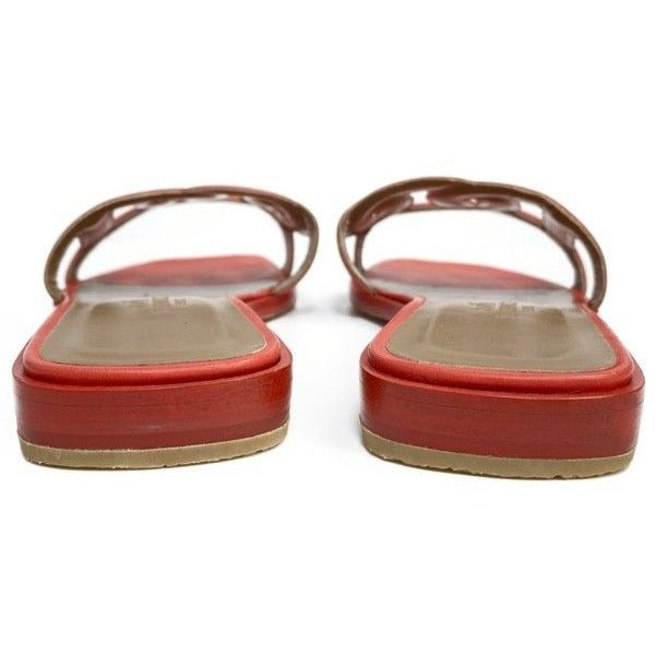 Hermes Chaine D'ancre Leather Sandals — view 6