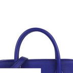 Hermes Bolide 1923 30 Blue Electric Silver Evercolor 2-Way Shoulder Bag — view 4