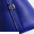 Hermes Bolide 1923 30 Blue Electric Silver Evercolor 2-Way Shoulder Bag — view 6