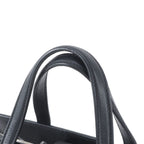 Gucci GG Ribbon Leather 2-Way Handbag Crossbody Tote Shoulder Black — view 2