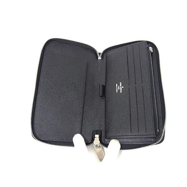 Louis Vuitton Epi Zippy Organizer Nm Long Wallet Black Fj9996 — view 3