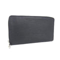 Louis Vuitton Epi Zippy Organizer Nm Long Wallet Black Fj9996