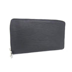 Louis Vuitton Epi Zippy Organizer Nm Long Wallet Black Fj9996