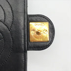 Chanel Quilted Lambskin CC Logo Push Lock Chain Shoulder Bag Black — view 9