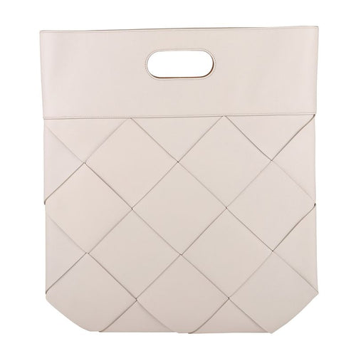 Bottega Veneta Tote Bag Leather Woven Slip Small Ivory — view 2