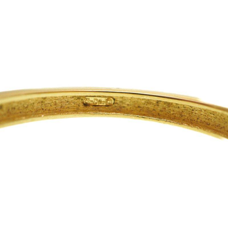 Dior Stone Vintage Bangle Gold Antique Bracelet Accessory 0183 — view 7