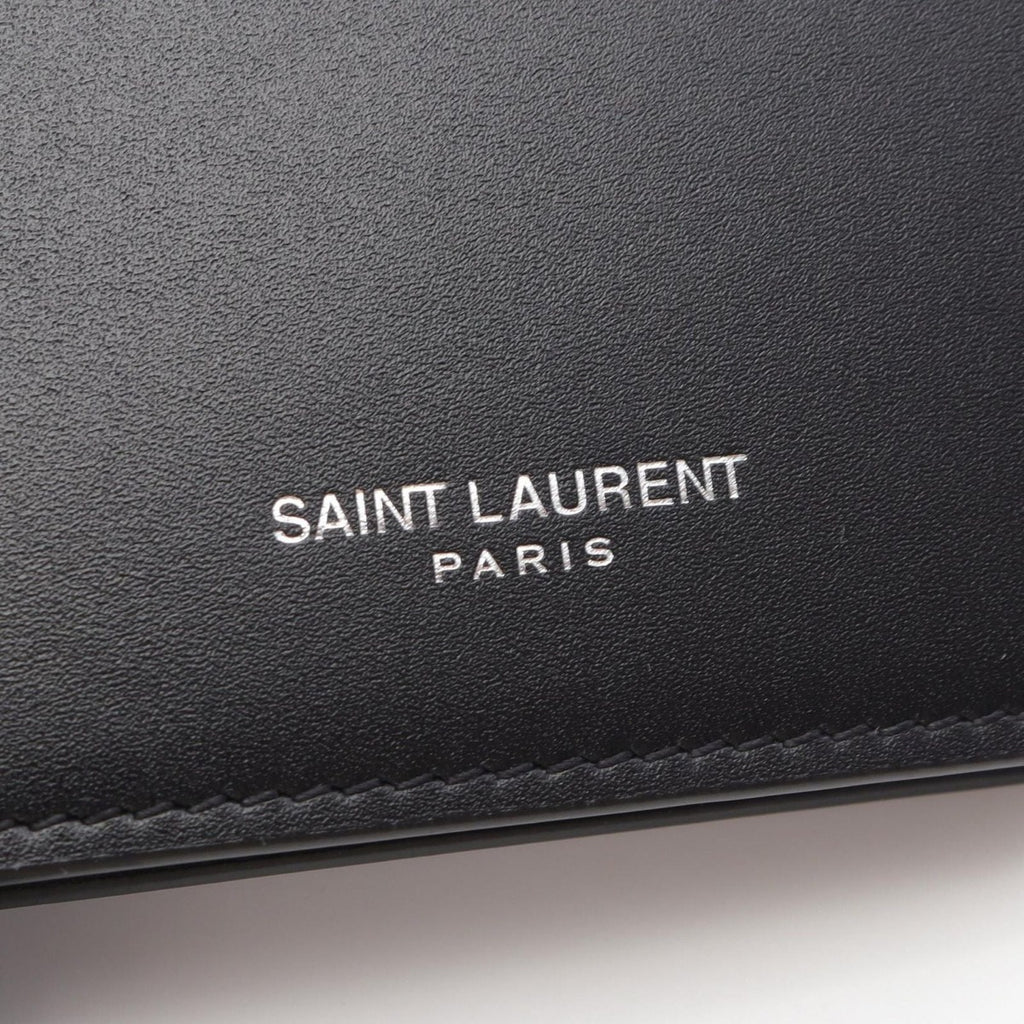 Saint Laurent Paris Card Case Aadaq 1000 Black Leather — view 5