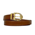 Louis Vuitton Belt Ceinture Classic Brown Taiga Waist 100 cm 25 Leather