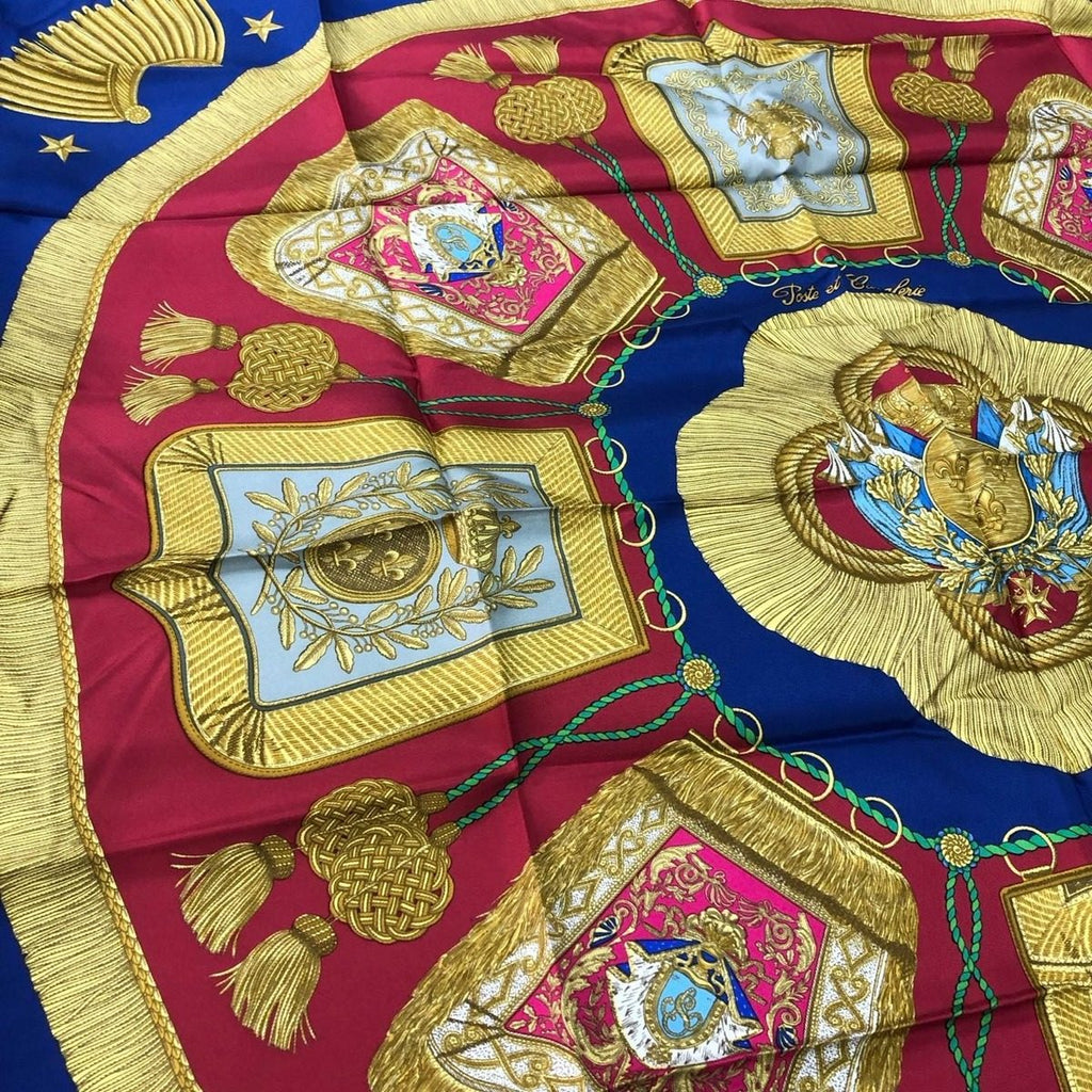 Hermes Carre 90 Poste ET Cavalerie Scarf — view 3