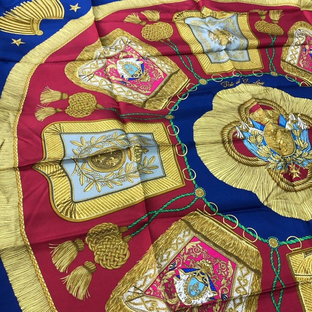 Hermes Carre 90 Poste ET Cavalerie Scarf — view 3