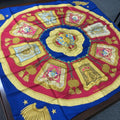 Hermes Carre 90 Poste ET Cavalerie Scarf