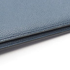 Hermes Bifold Wallet Citizen Twill Long Silk in Blue de Plus Leather Long — view 8