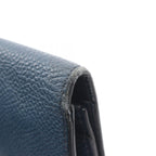 Hermes Bifold Wallet Citizen Twill Long Silk in Blue de Plus Leather Long — view 9
