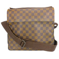 Louis Vuitton Shoulder Bag Naviglio Damier Ebene Brown Casual