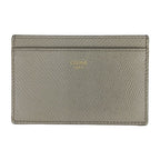 Celine Card Case Plain Holder 10 B703 bel.10 bl Gray Grained Calfskin