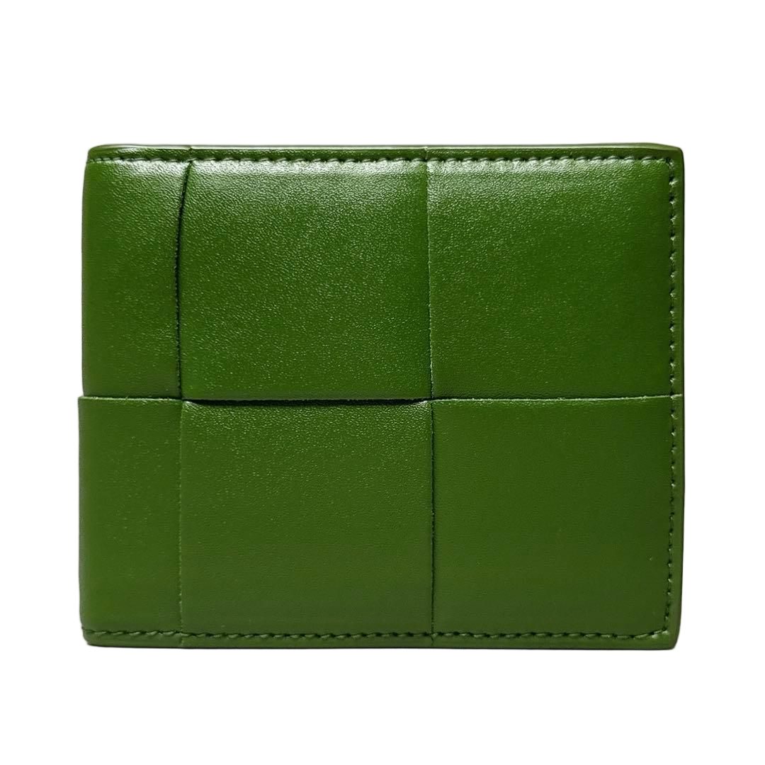 Bottega Veneta Cassette Bifold Wallet Green