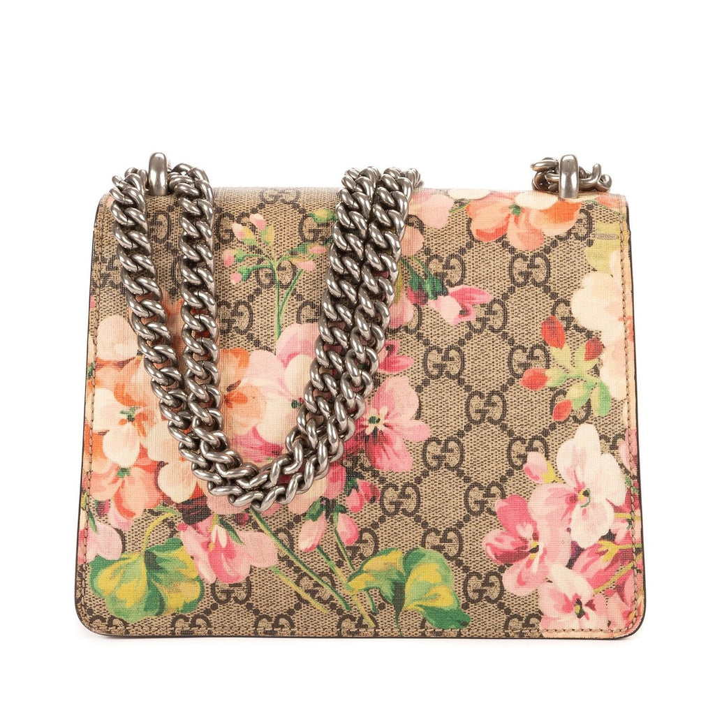 Gucci Blooms Dionysus Beige Burgundy Supreme Canvas Shoulder Bag — view 5