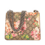 Gucci Blooms Dionysus Beige Burgundy Supreme Canvas Shoulder Bag — view 5