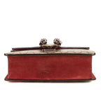 Gucci Blooms Dionysus Beige Burgundy Supreme Canvas Shoulder Bag — view 6