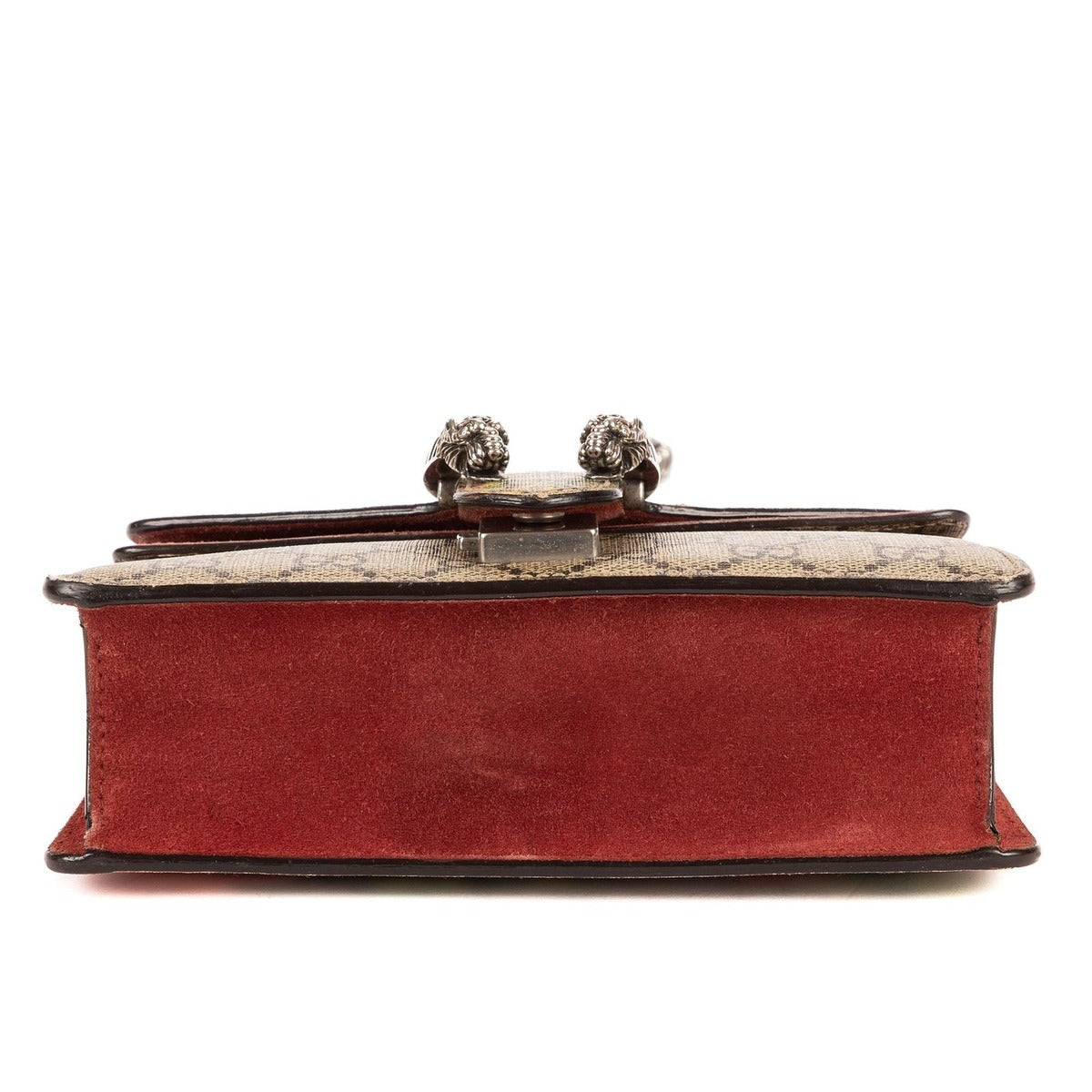 Gucci Blooms Dionysus Beige Burgundy Supreme Canvas Shoulder Bag — view 6
