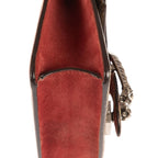 Gucci Blooms Dionysus Beige Burgundy Supreme Canvas Shoulder Bag — view 7