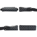 Louis Vuitton District PM Damier Graphite Shoulder Bag Black — view 4