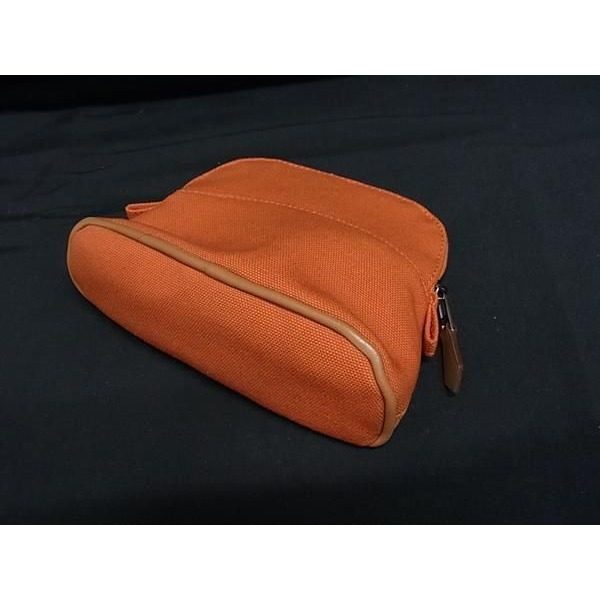 Hermes Bolide Pouch Mini Cotton Silver Multi Case Orange — view 2