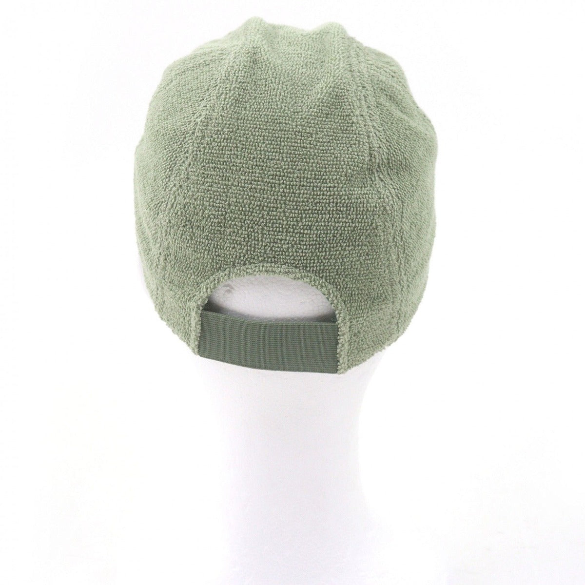 Hermes Davis Cotton Pile Baseball Cap Hat Green — view 3