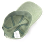 Hermes Davis Cotton Pile Baseball Cap Hat Green — view 4