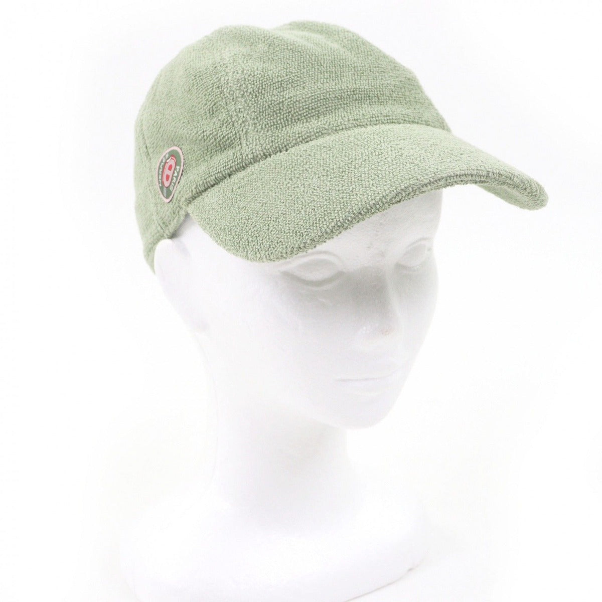 Hermes Davis Cotton Pile Baseball Cap Hat Green