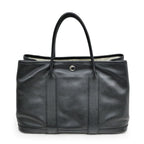 Hermes Garden Party T PM 30 Black Epson Leather Hand Tote Bag — view 8
