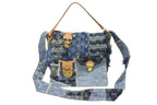 Louis Vuitton Patchwork Posty Messenger Bag Monogram Denim Blue