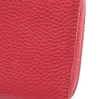 Gucci Round Wallet Bamboo Red Leather Bambu — view 9