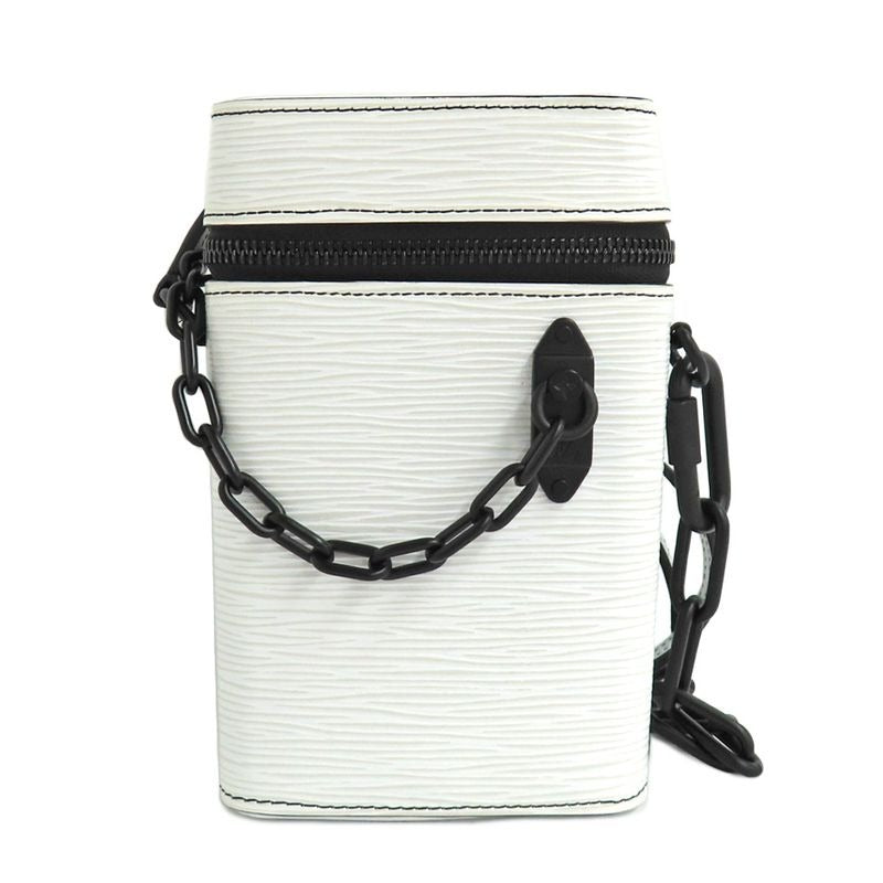 Louis Vuitton Phone Box Epi Bron White Shoulder Bag Black