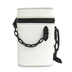 Louis Vuitton Phone Box Epi Bron White Shoulder Bag Black