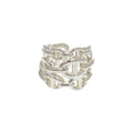 Hermes Chaine D'ancre Anchene GM Size 53 Silver 925 Ring 0340