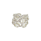 Hermes Chaine D'ancre Anchene GM Size 53 Silver 925 Ring 0340