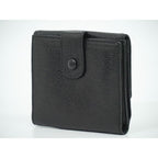 Chanel Coco Mark Fold Wallet Compact Caviar Leather Black — view 2