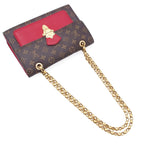 Louis Vuitton Brown Cerise Monogram Canvas Leather Shoulder Bag — view 4