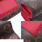 Louis Vuitton Brown Cerise Monogram Canvas Leather Shoulder Bag — view 8