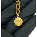 Dior Christian Dances Etoile Bracelet CD Logo Chain Gold — view 2