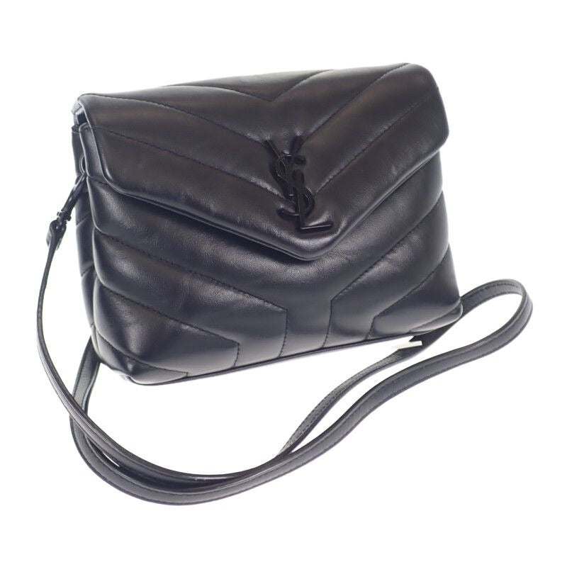 Saint Laurent Lou Loulou Toy Bag dv708 1000 Shoulder Calf Black
