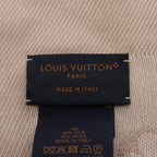 Louis Vuitton Monogram Ecru Silk Wool Shawl — view 2