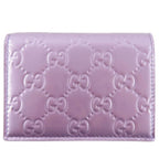 Gucci Guccissima Pink Leather Bifold Wallet