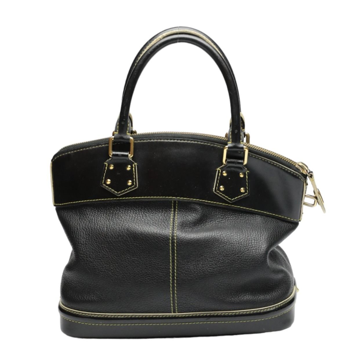 Louis Vuitton Suhali Handbag Lock It PM Noir Black — view 2
