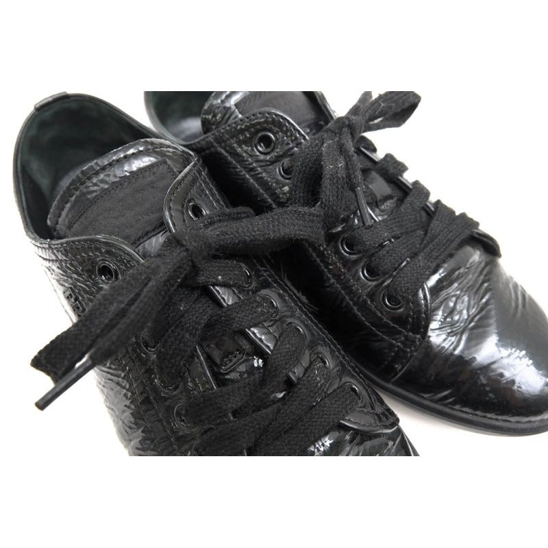 Prada Shoes Sneakers Low Cut Women Enamel Patent Leather — view 6