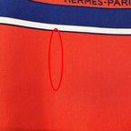 Hermes Scarf Carre 90 Exlibris Red — view 6